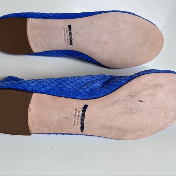 J. Crew Collection Snakeskin Ballet Flat | size 9, fit 8/8.5 | Made in Italy - Picture 4 of 5